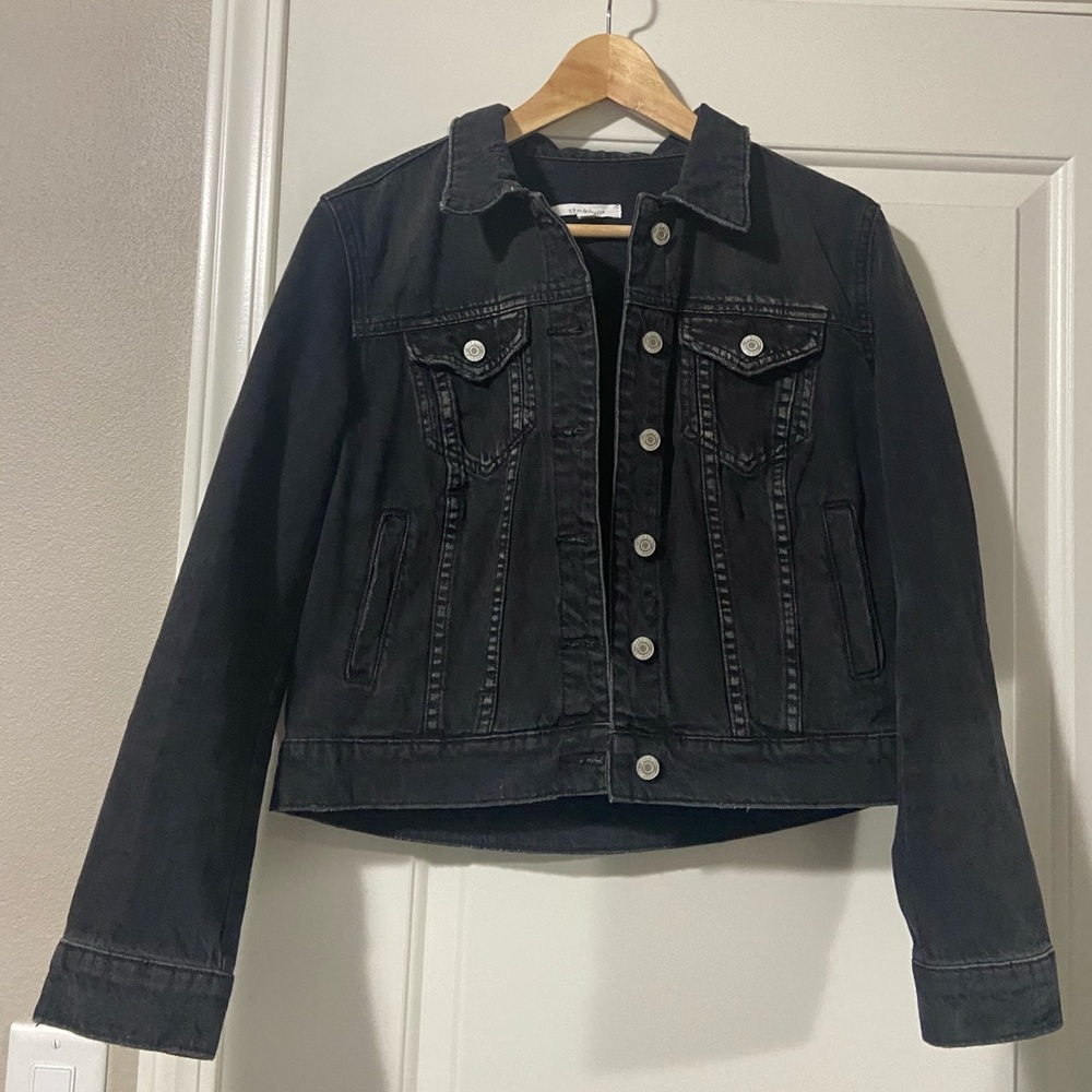 Jean jacket, mid crop